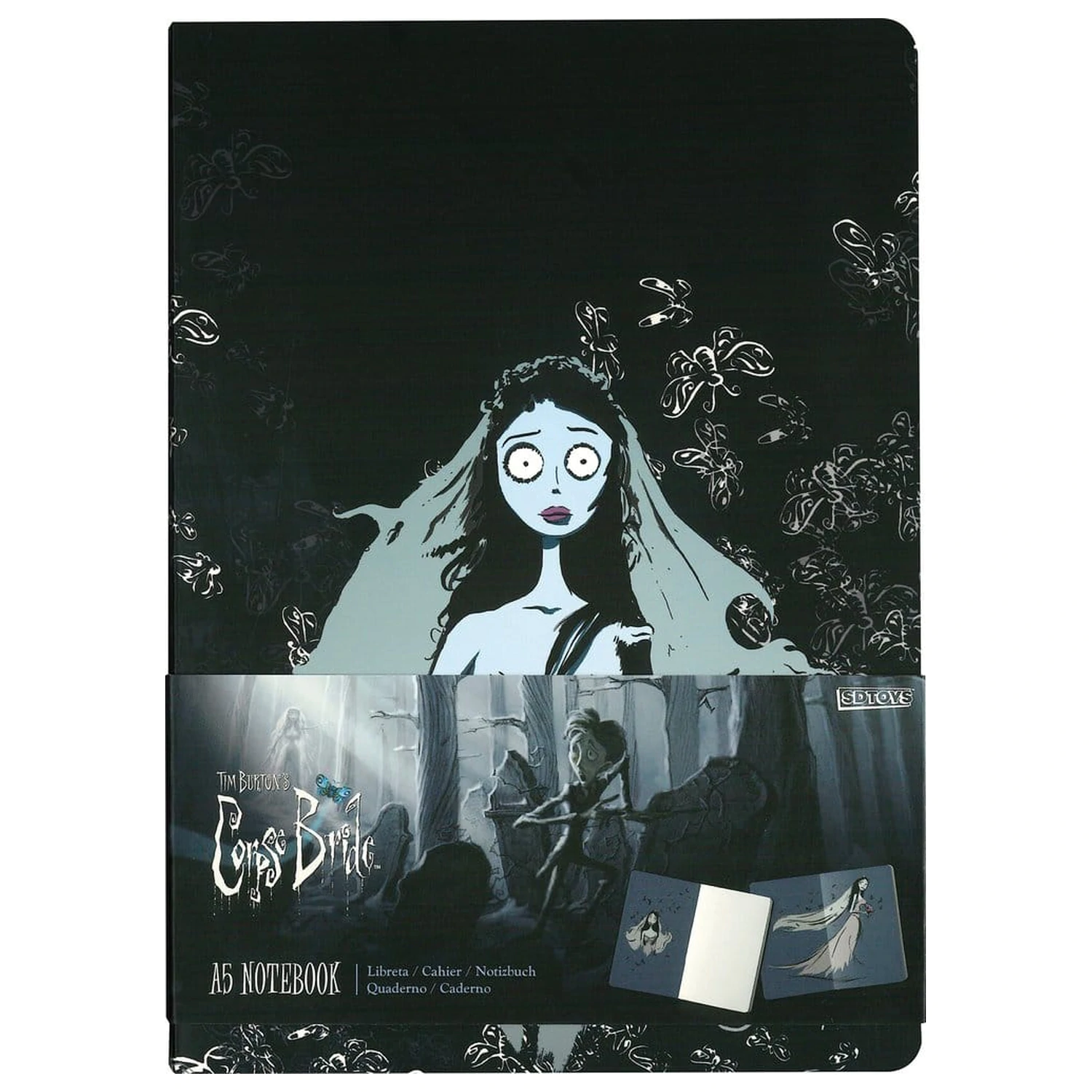 Corpse Bride Emily jegyzetfüzet 21 cm termékfotó