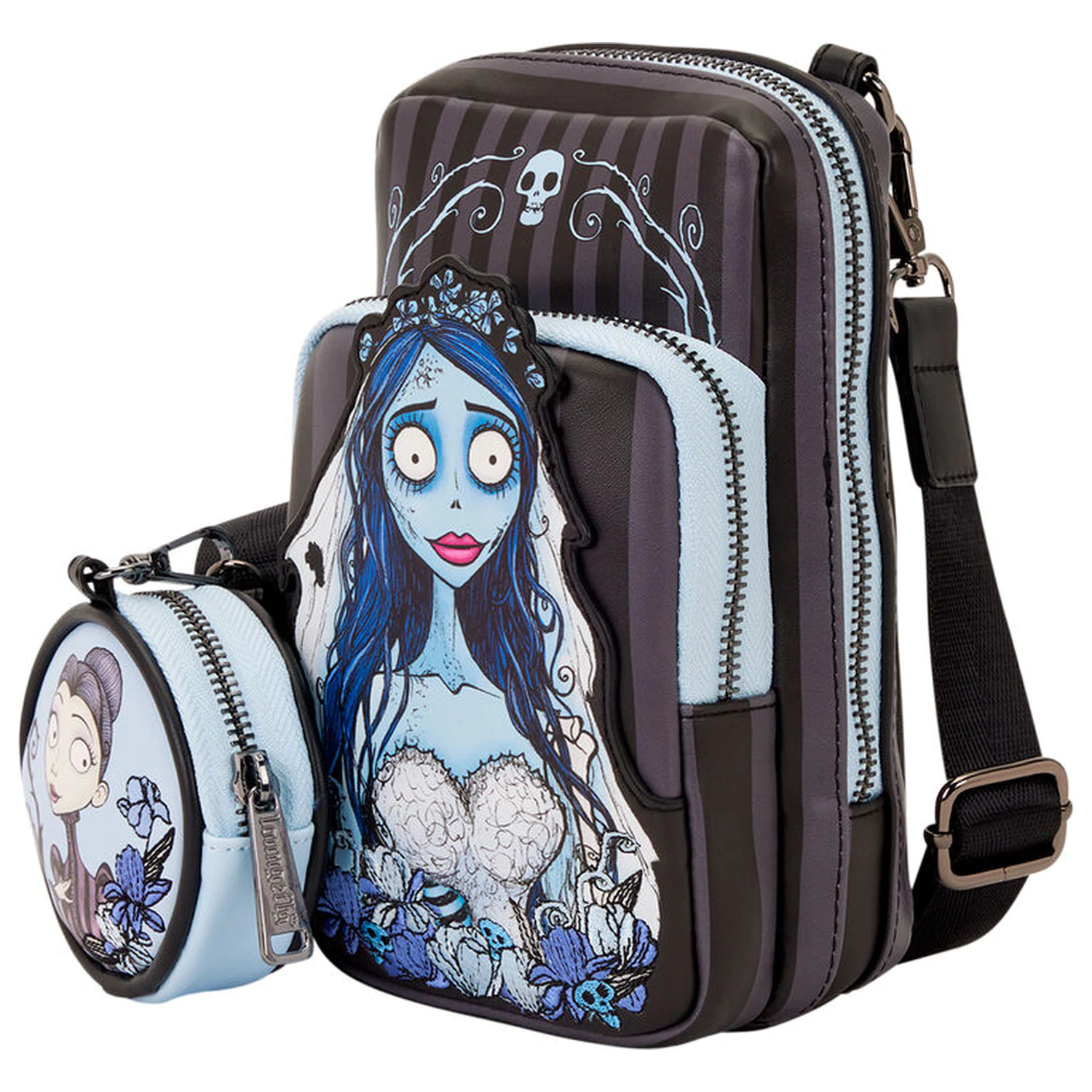 Loungefly Corpse Bride válltáska és pénztárca termékfotó