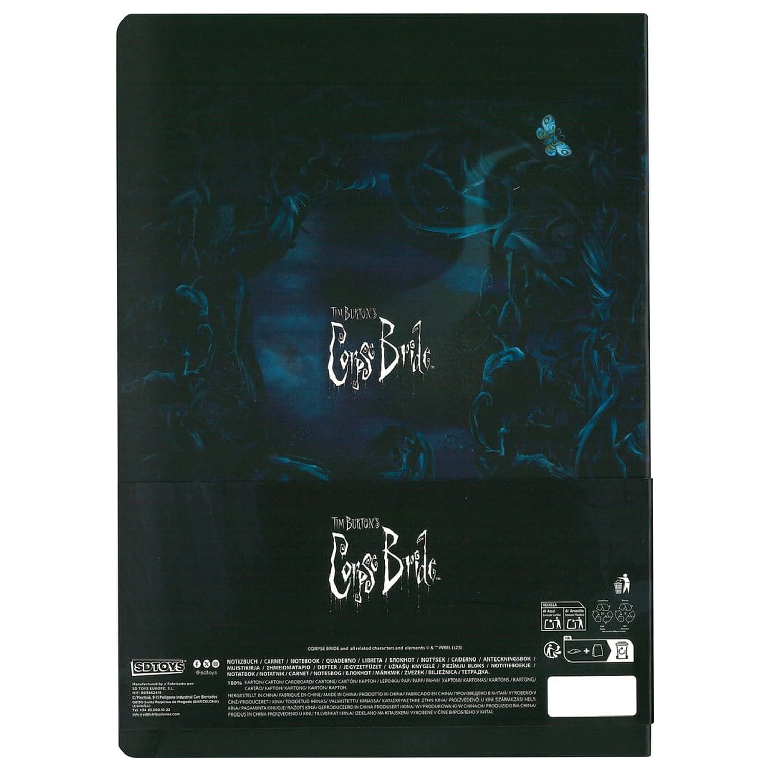 Corpse Bride Movie Poster jegyzetfüzet 21 cm termékfotó