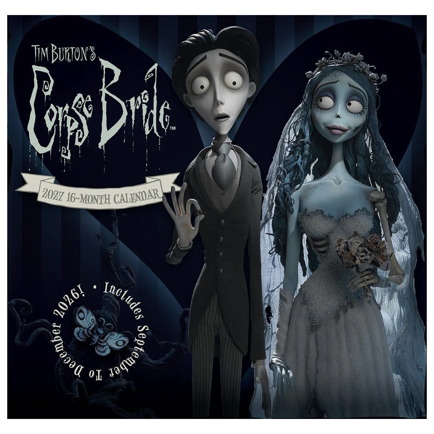 Corpse Bride naptár 2027 30 x 30 cm termékfotó