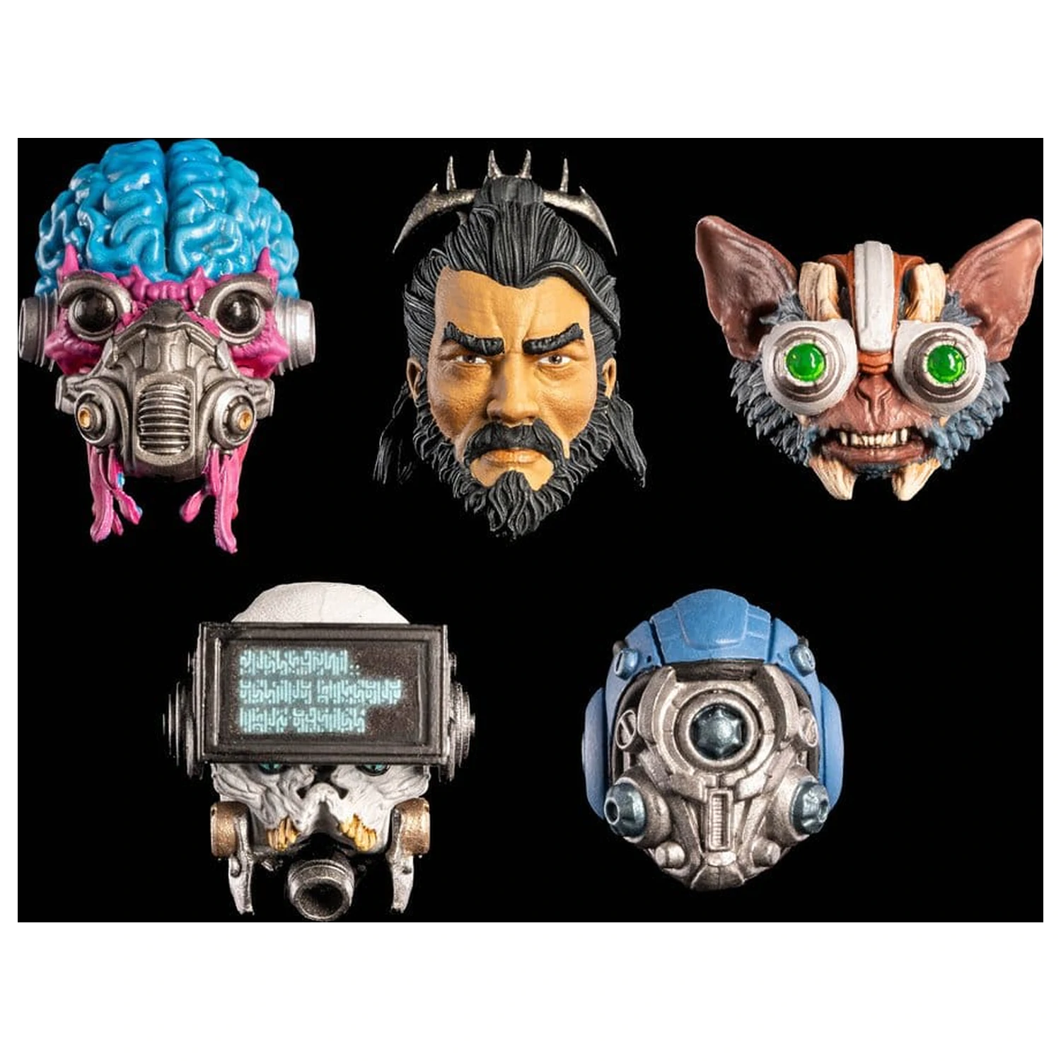 Cosmic Legions Heads Pack akciófigura kiegészítő csomag termékfotó