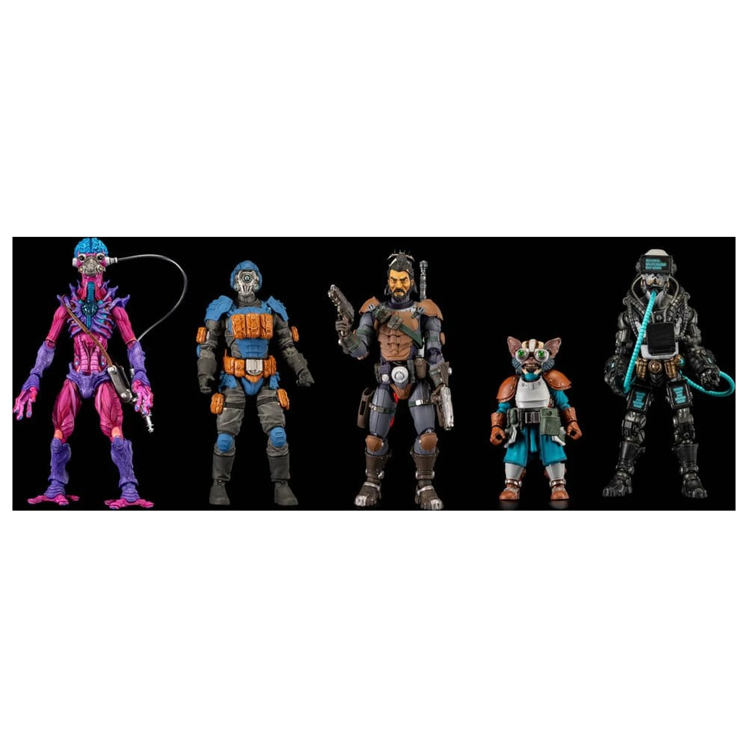 Cosmic Legions Heads Pack akciófigura kiegészítő csomag termékfotó