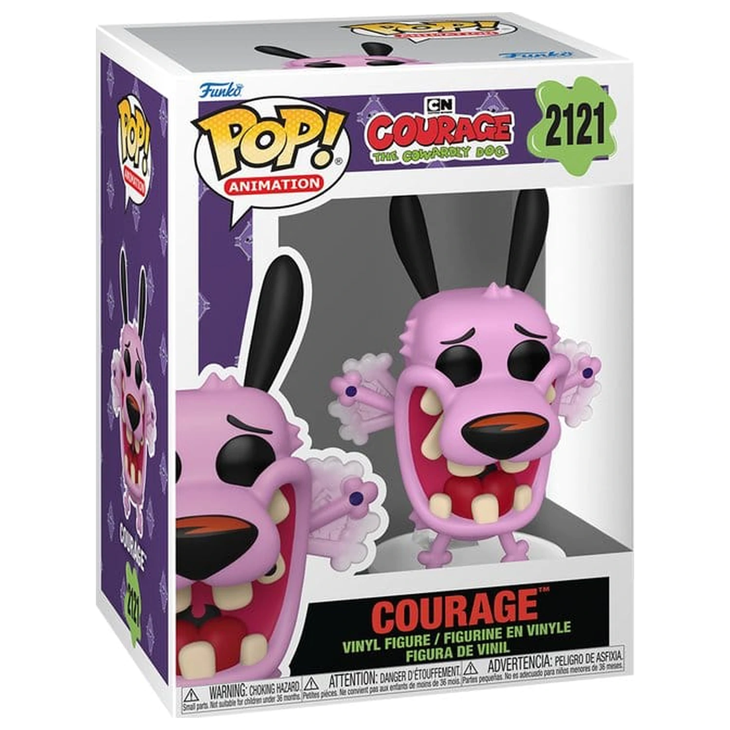 Courage the Cowardly Dog Funko POP! Animation Vinyl figura Courage 9 cm termékfotó