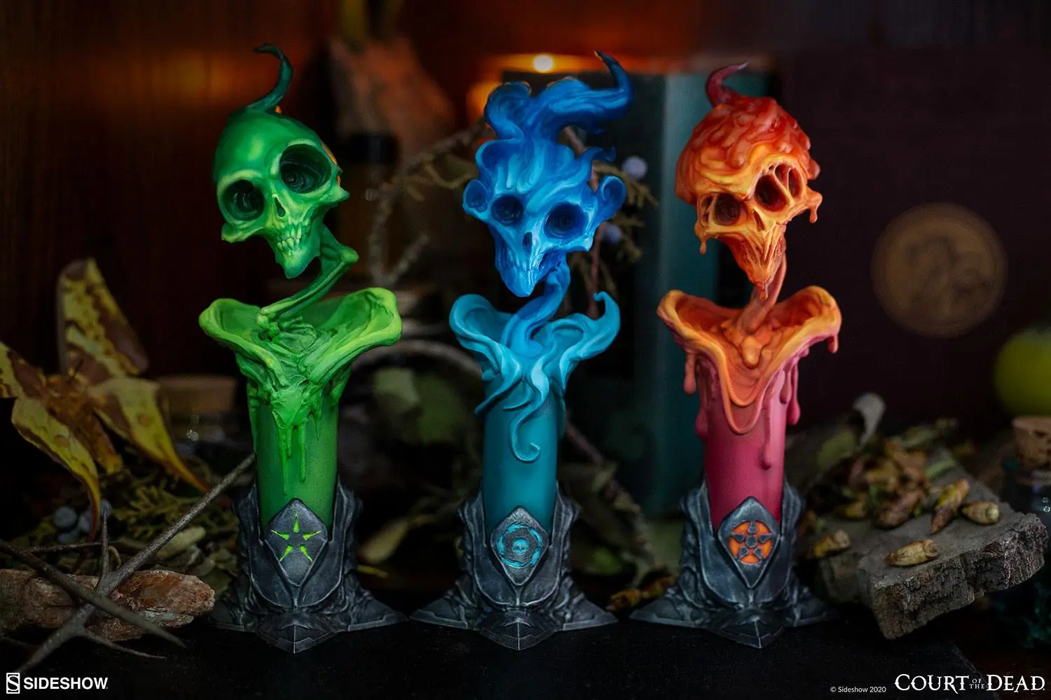 Court of the Dead Court The Lighter Side of Darkness: Faction Candle szobor figura 18 cm (3 darab) termékfotó
