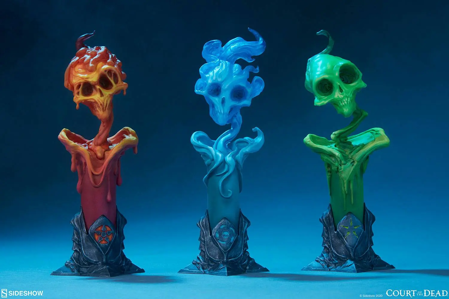 Court of the Dead Court The Lighter Side of Darkness: Faction Candle szobor figura 18 cm (3 darab) termékfotó