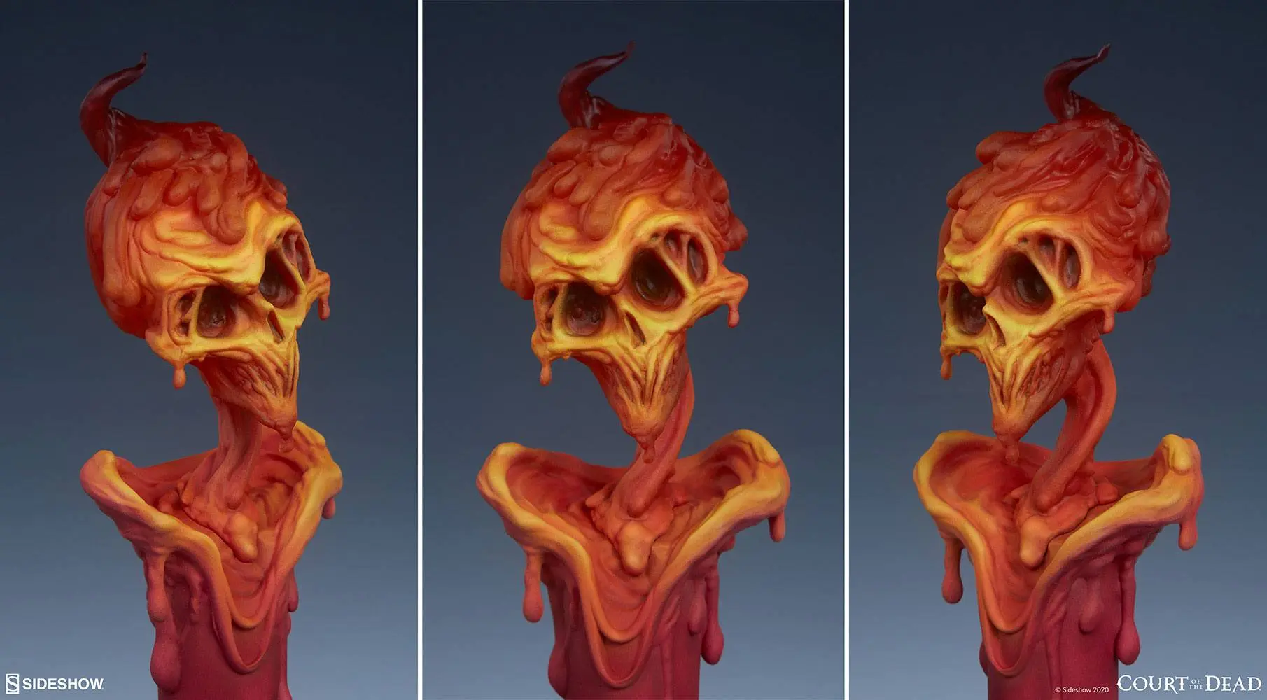 Court of the Dead Court The Lighter Side of Darkness: Faction Candle szobor figura 18 cm (3 darab) termékfotó