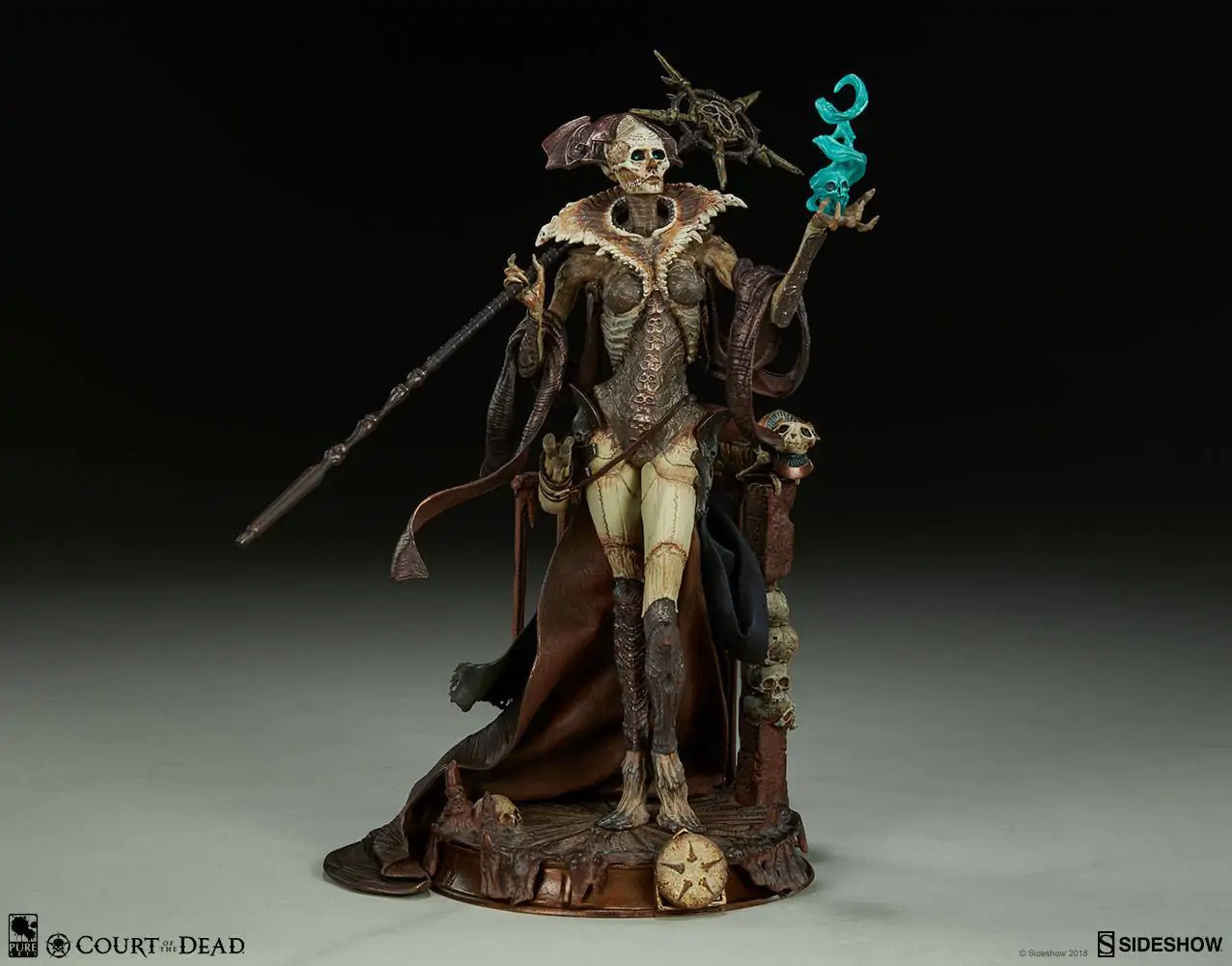 Court of the Dead PVC Statue Xiall - Osteomancers Vision 33 cm termékfotó