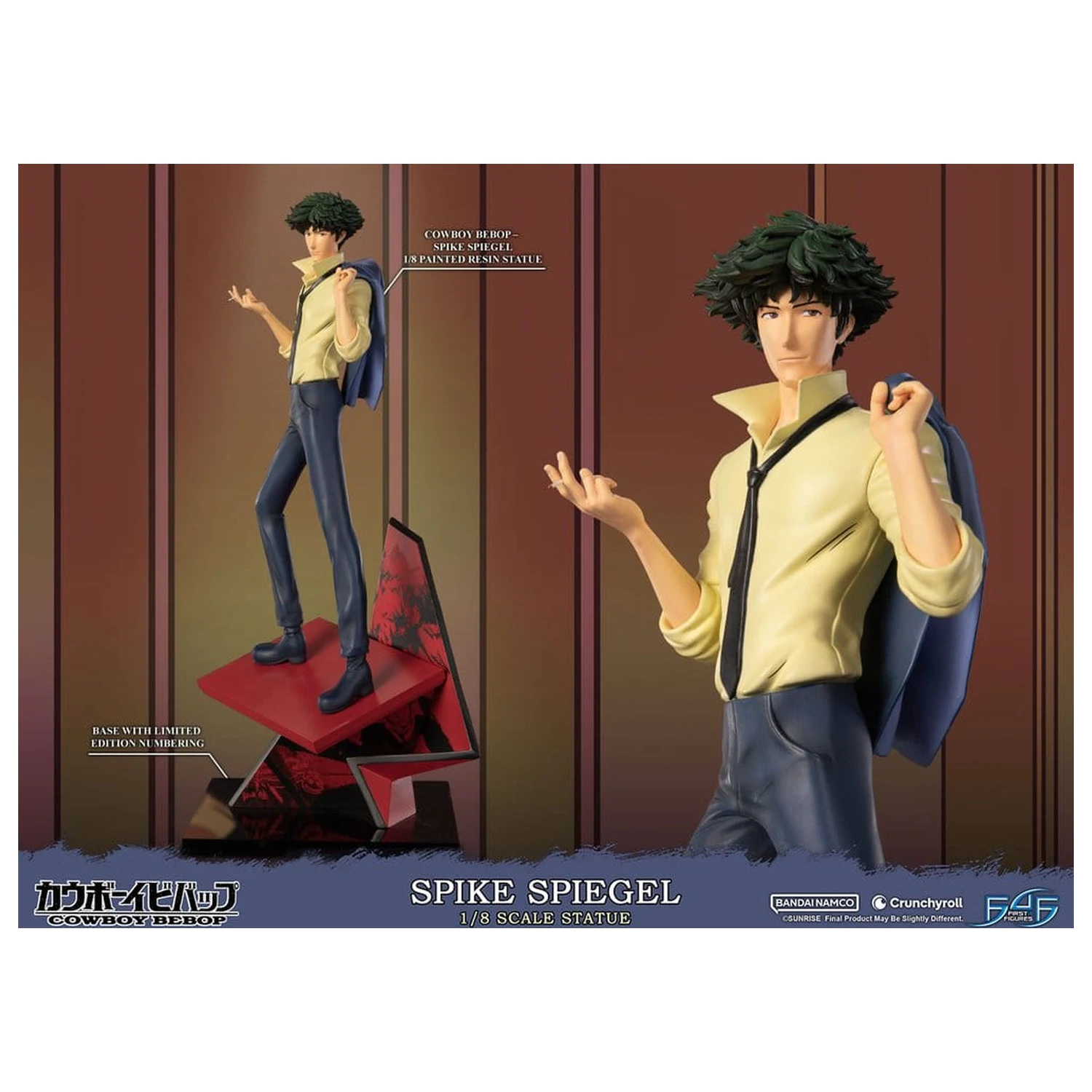 Cowboy Bebop 1/8 Spike Spiegel gyanta szobor figura 34 cm termékfotó