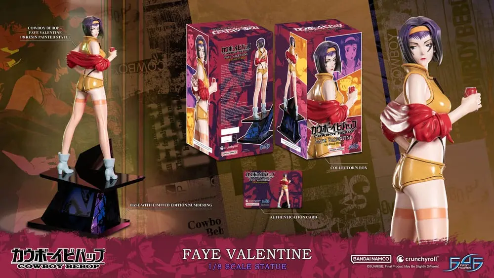 Cowboy Bebop Faye Valentine szobor figura 32 cm termékfotó