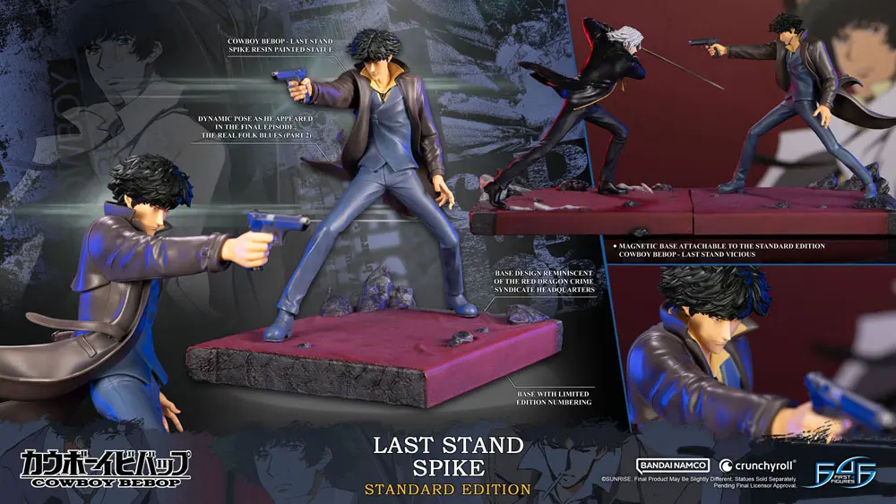 Cowboy Bebop Last Stand Spike szobor figura 28 cm termékfotó