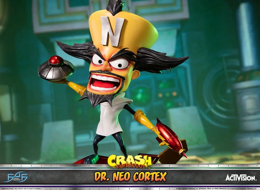Crash Bandicoot 3 Dr. Neo Cortex szobor figura 55 cm termékfotó
