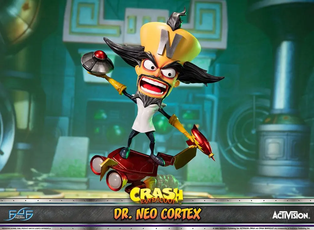 Crash Bandicoot 3 Dr. Neo Cortex szobor figura 55 cm termékfotó