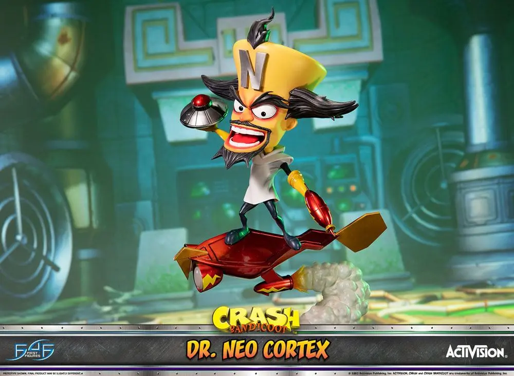 Crash Bandicoot 3 Dr. Neo Cortex szobor figura 55 cm termékfotó