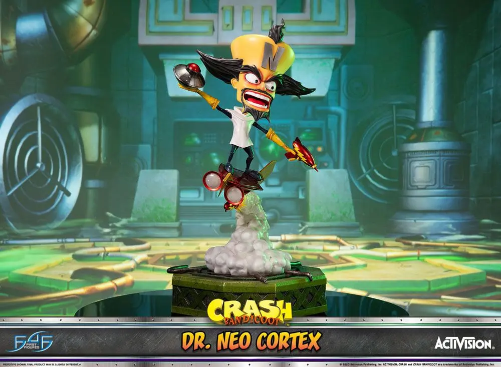 Crash Bandicoot 3 Dr. Neo Cortex szobor figura 55 cm termékfotó