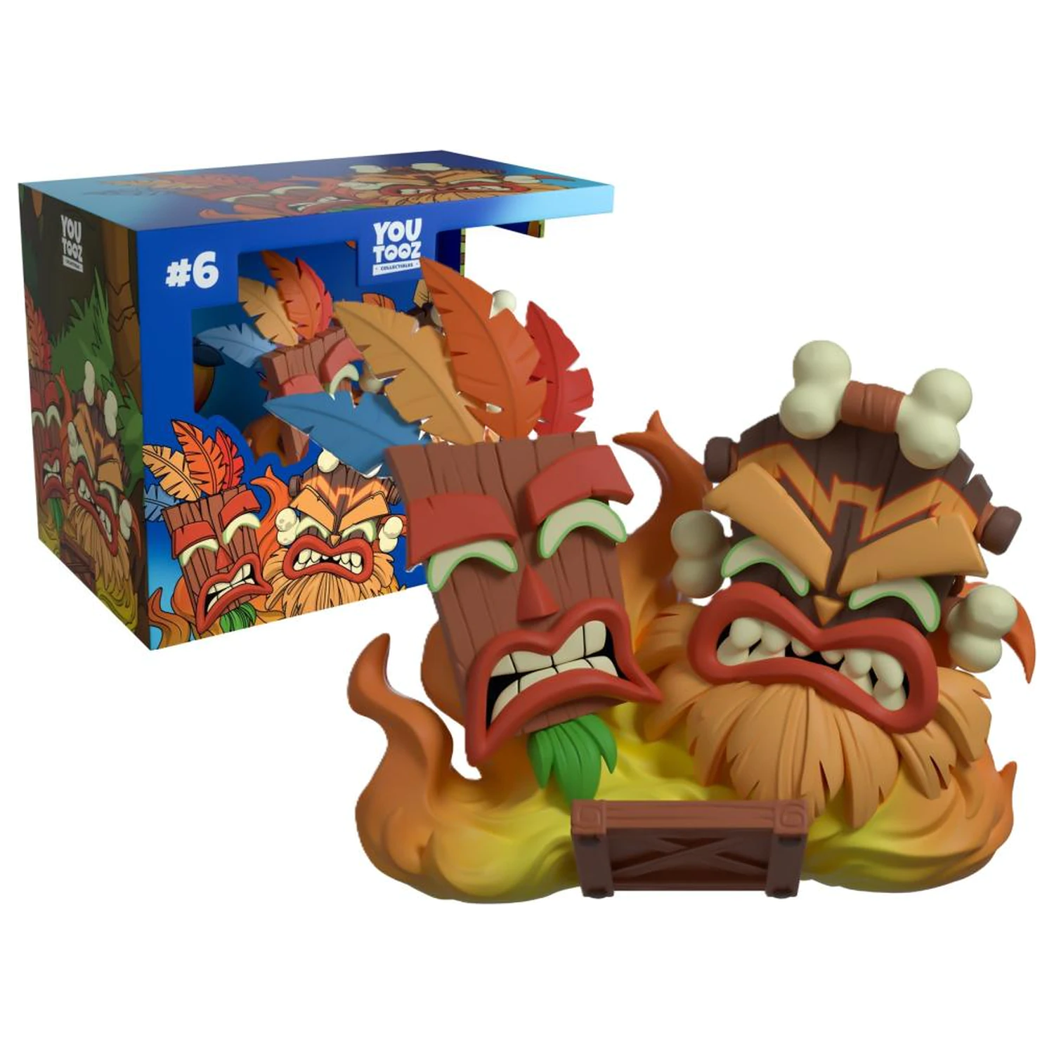Crash Bandicoot Aku Aku & Uka Uka figura 9cm termékfotó