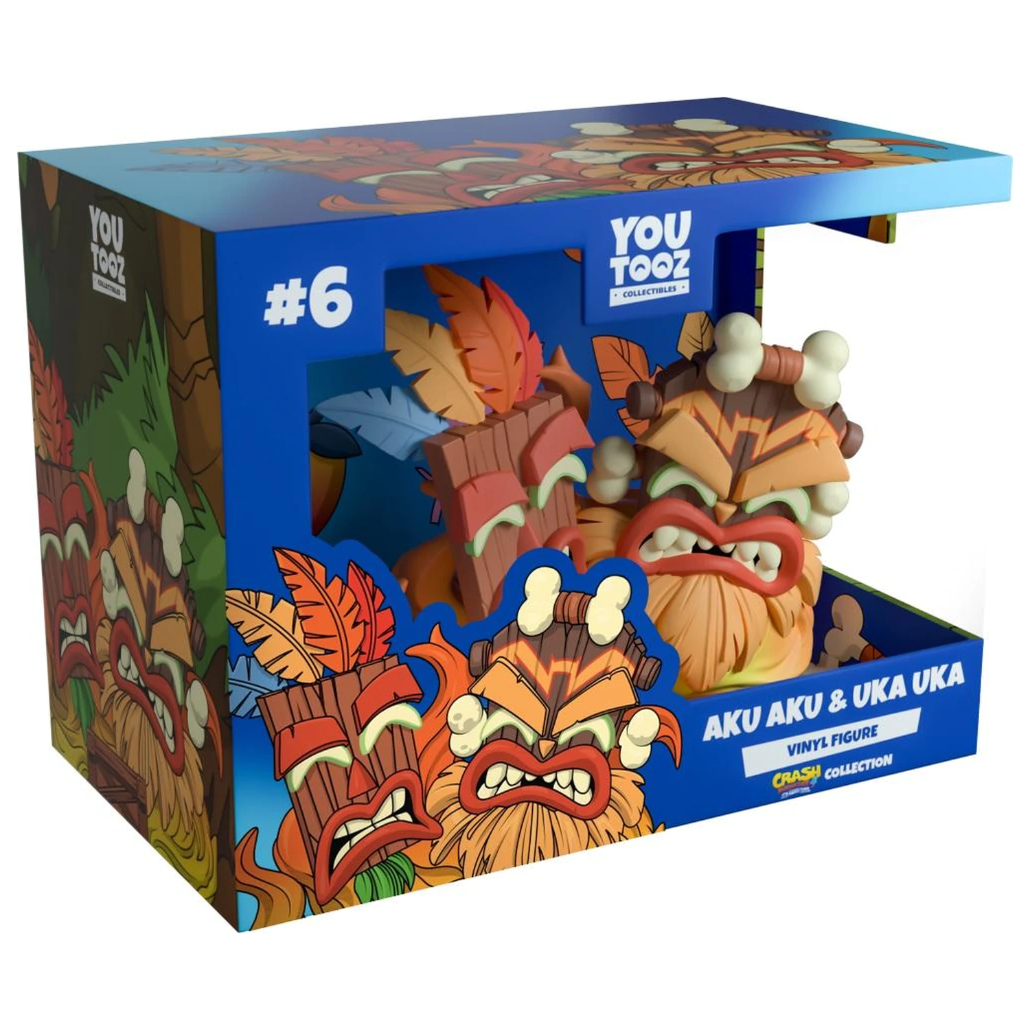 Crash Bandicoot Aku Aku & Uka Uka figura 9cm termékfotó