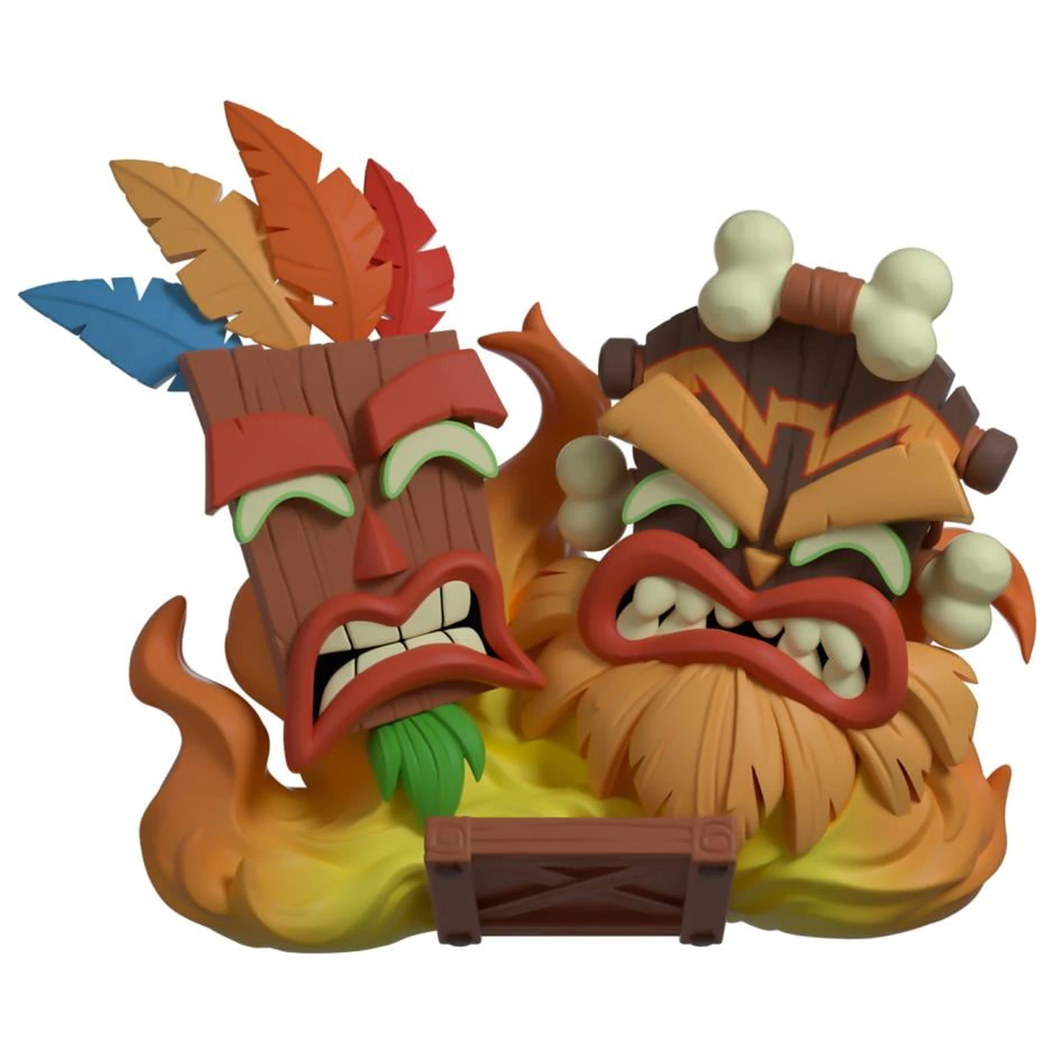Crash Bandicoot Aku Aku & Uka Uka figura 9cm termékfotó