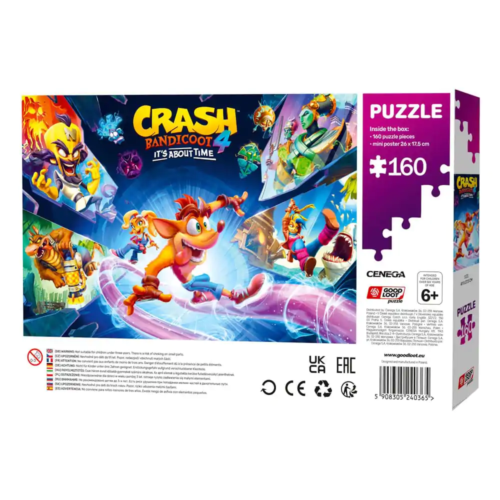 Crash Bandicoot 4 It's About Time gyerek puzzle (160 darab) termékfotó