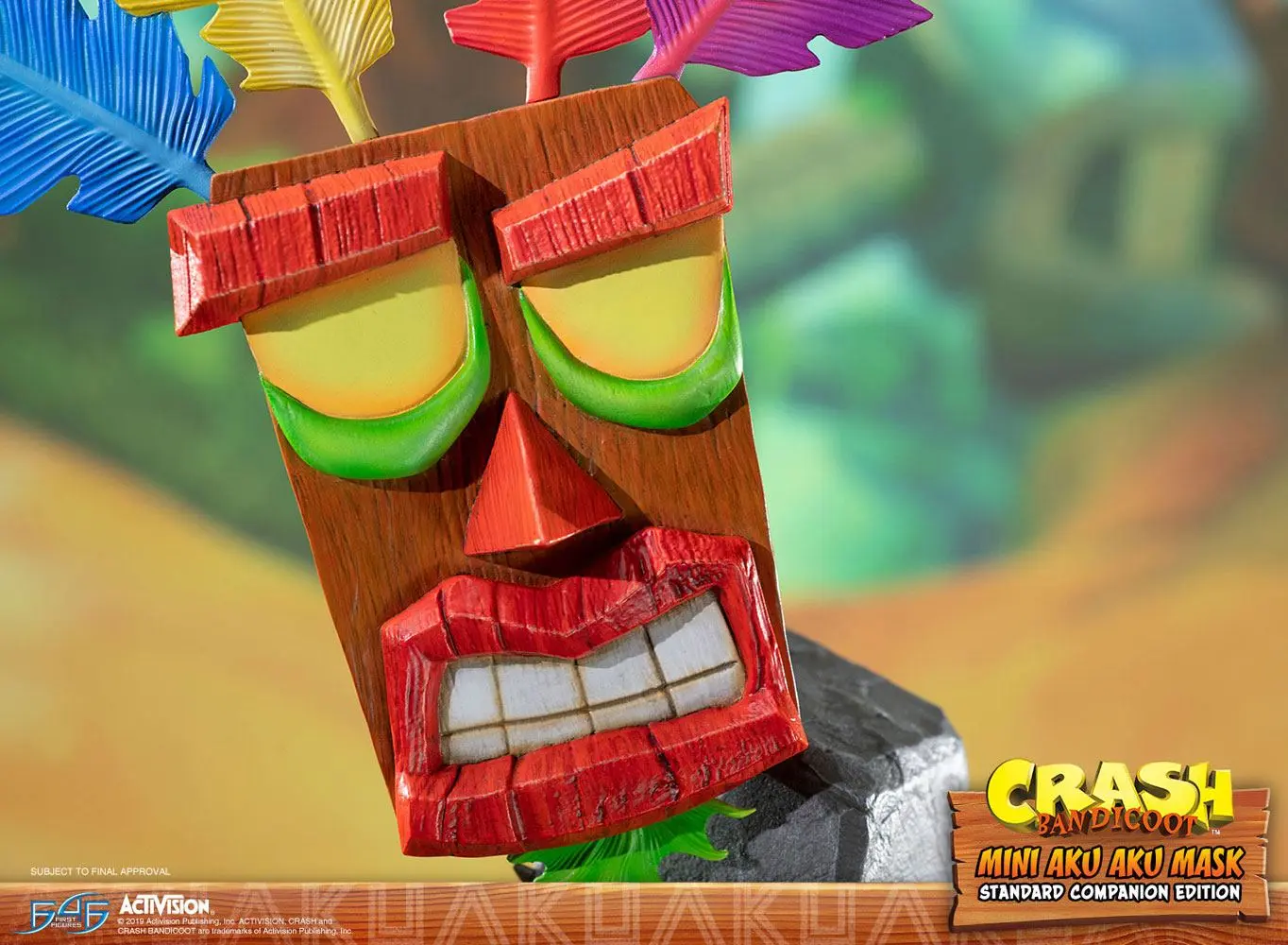 Crash Bandicoot Mini Aku Aku Mask szobor figura 40 cm termékfotó