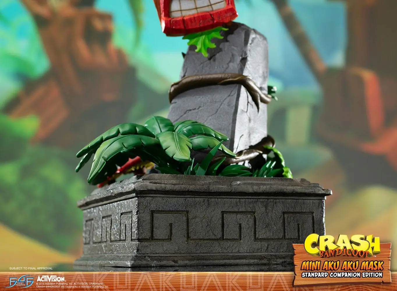 Crash Bandicoot Mini Aku Aku Mask szobor figura 40 cm termékfotó