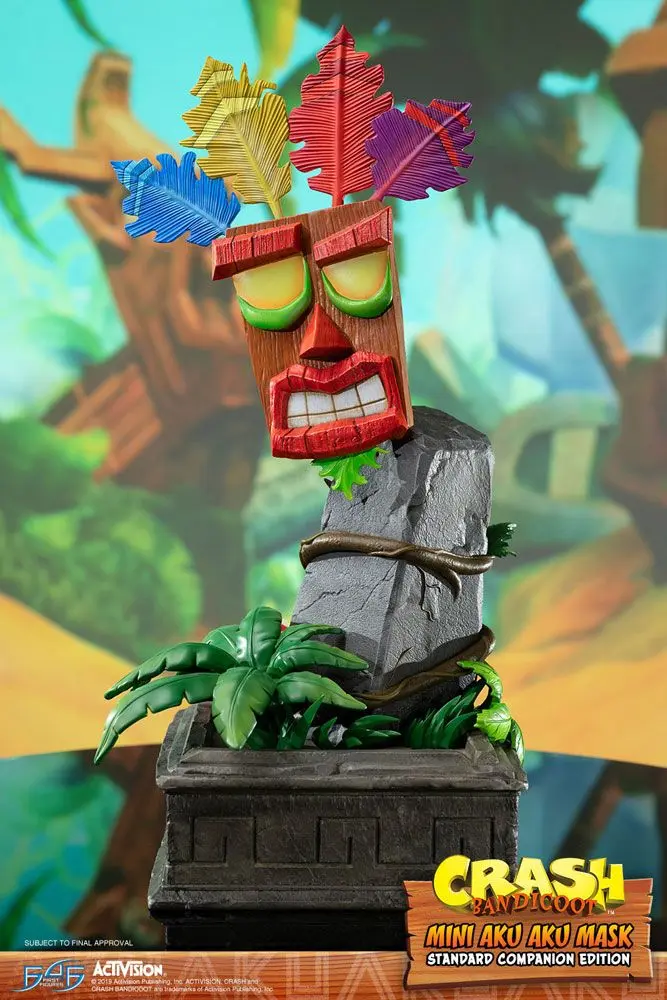 Crash Bandicoot Mini Aku Aku Mask szobor figura 40 cm termékfotó