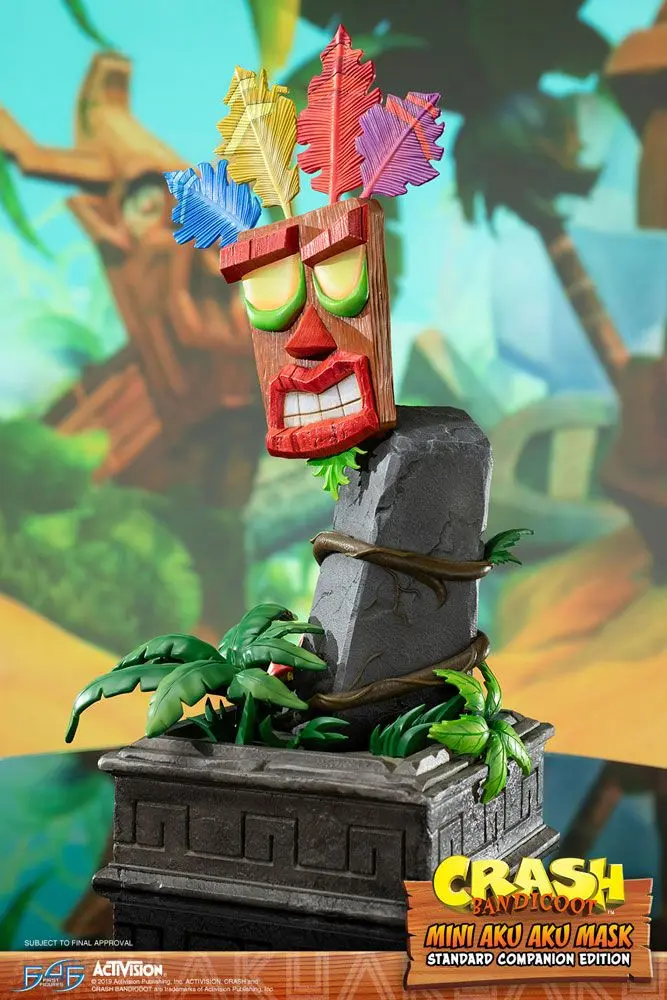 Crash Bandicoot Mini Aku Aku Mask szobor figura 40 cm termékfotó