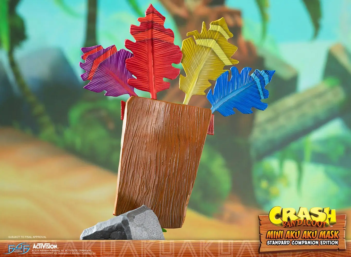 Crash Bandicoot Mini Aku Aku Mask szobor figura 40 cm termékfotó