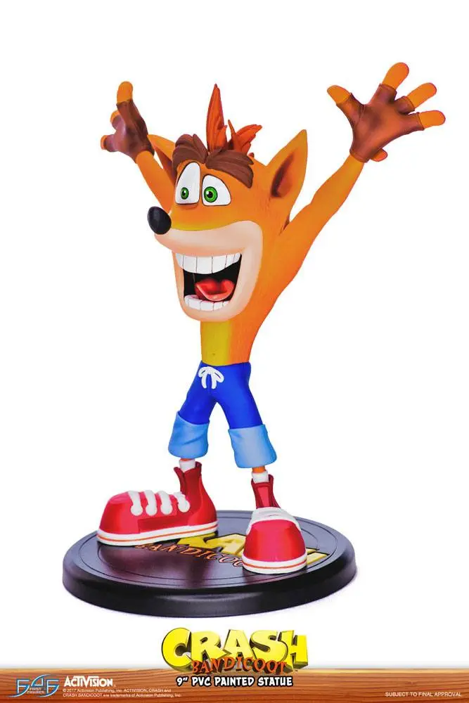 Crash Bandicoot N. Sane Trilogy Crash Bandicoot PVC szobor figura 23 cm termékfotó
