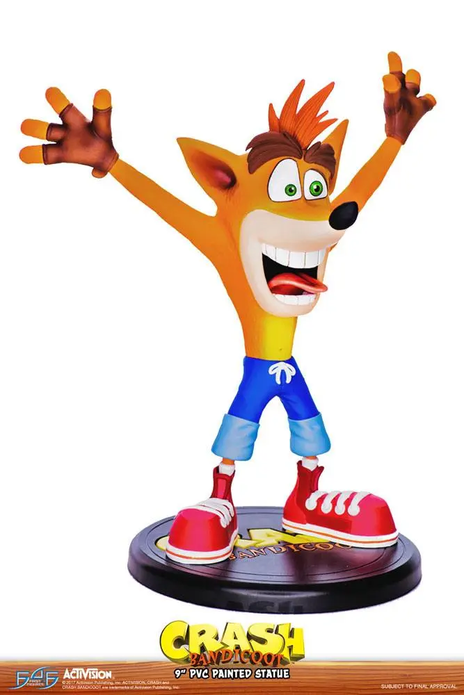 Crash Bandicoot N. Sane Trilogy Crash Bandicoot PVC szobor figura 23 cm termékfotó
