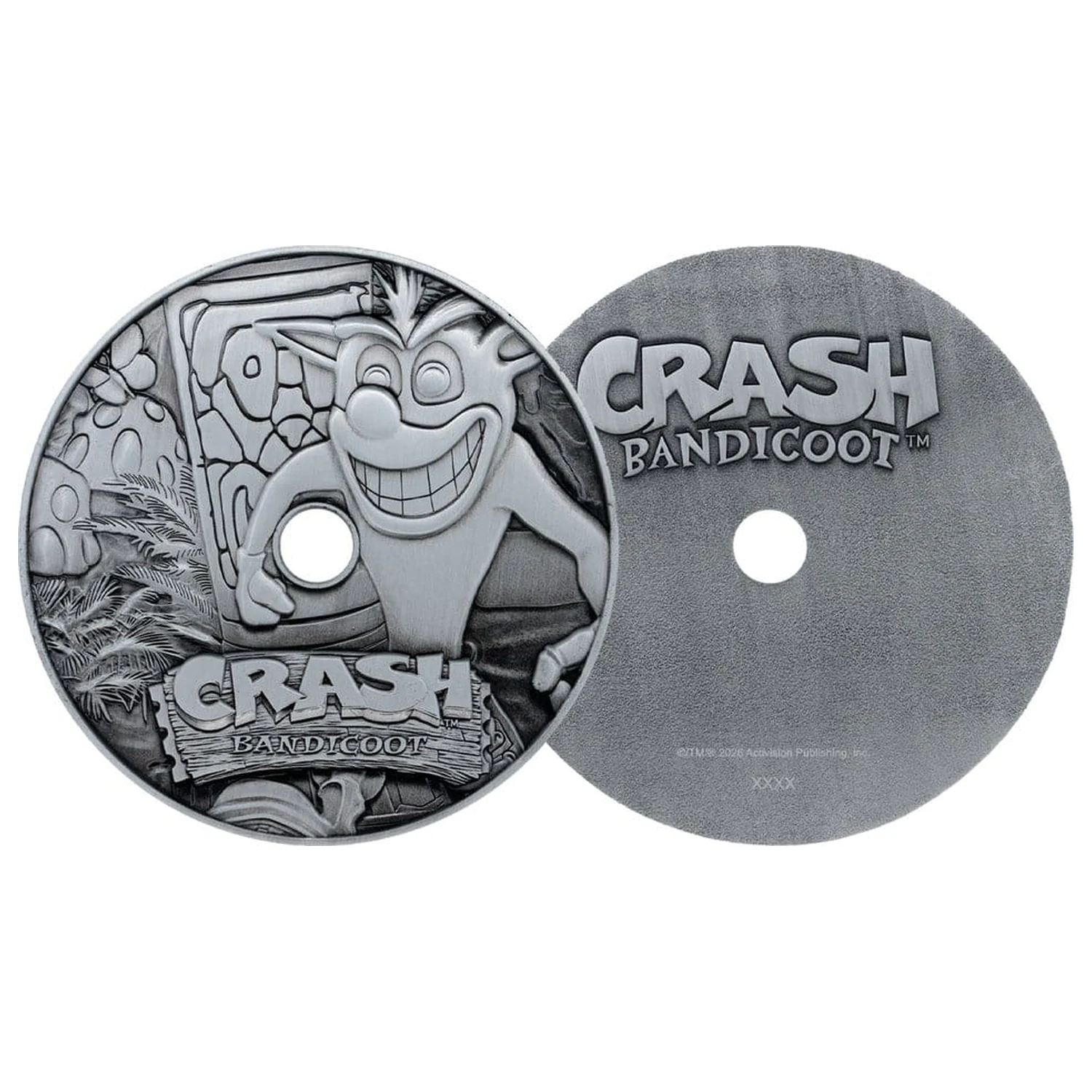 Crash Bandicoot replika Metal CD-ROM Collectible Limitált kiadás 11 cm termékfotó