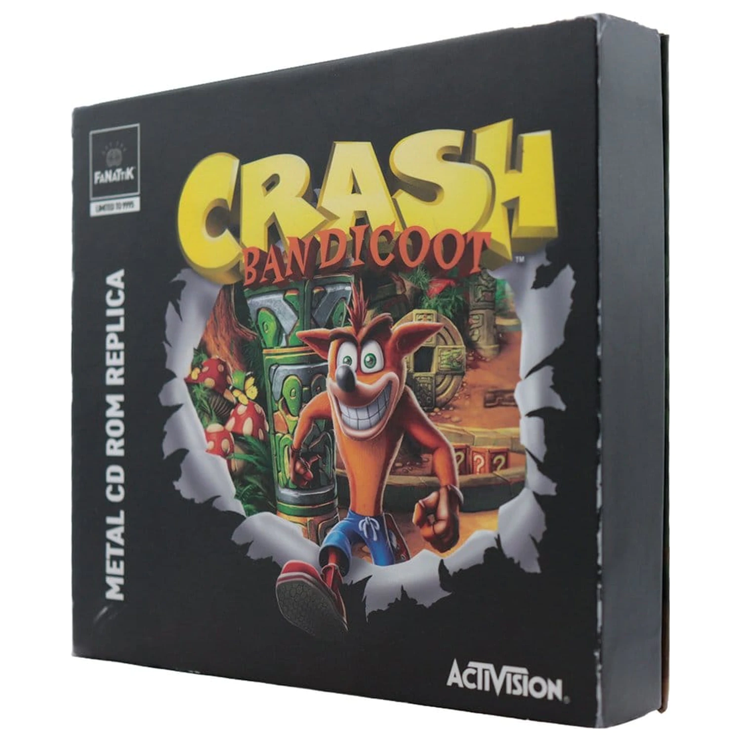 Crash Bandicoot replika Metal CD-ROM Collectible Limitált kiadás 11 cm termékfotó