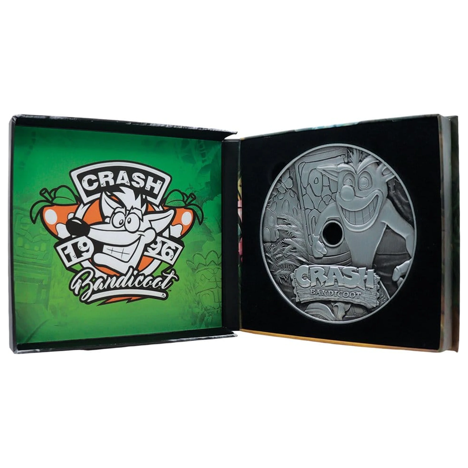 Crash Bandicoot replika Metal CD-ROM Collectible Limitált kiadás 11 cm termékfotó