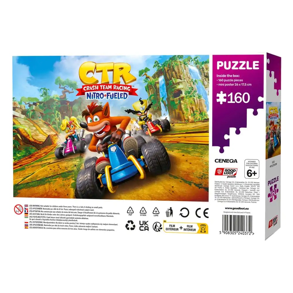 Crash Bandicoot Team Racing Nitro-Fueled gyerek puzzle (160 darab) termékfotó