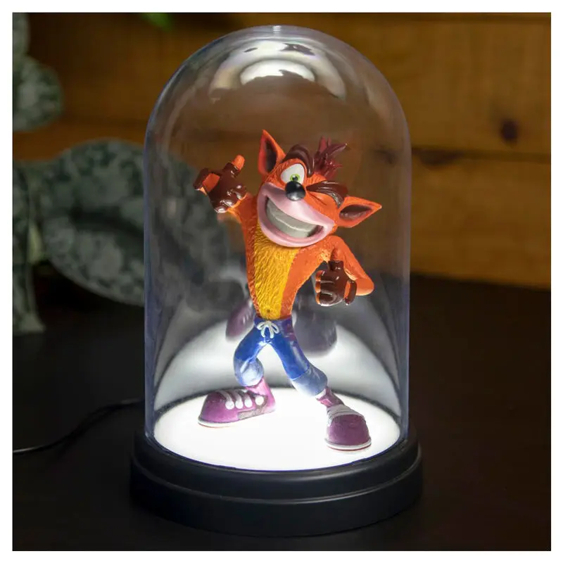 Crash Bandicoot üveggömb lámpa termékfotó