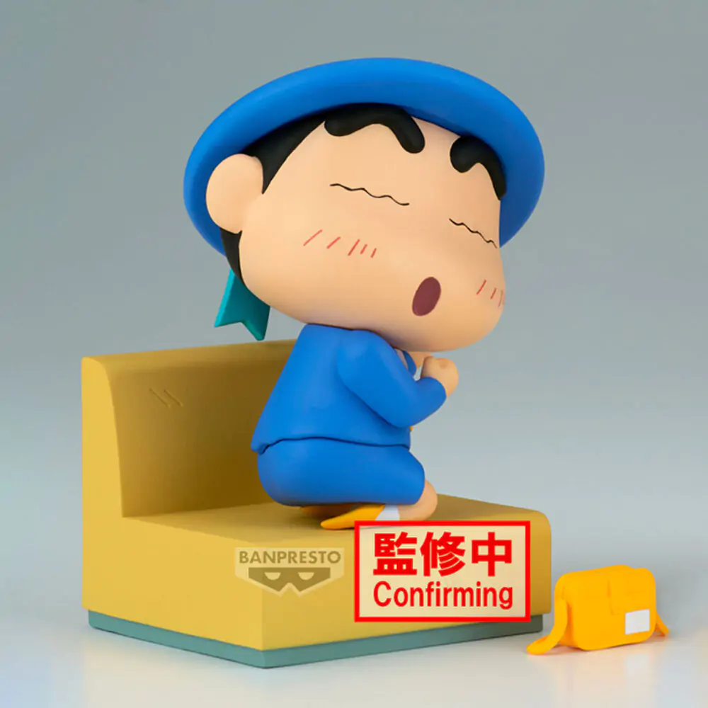 Crayon Shinchan Nakayoshi Memories Let's Go To Kindergarten Shinnosuke figura 10cm termékfotó