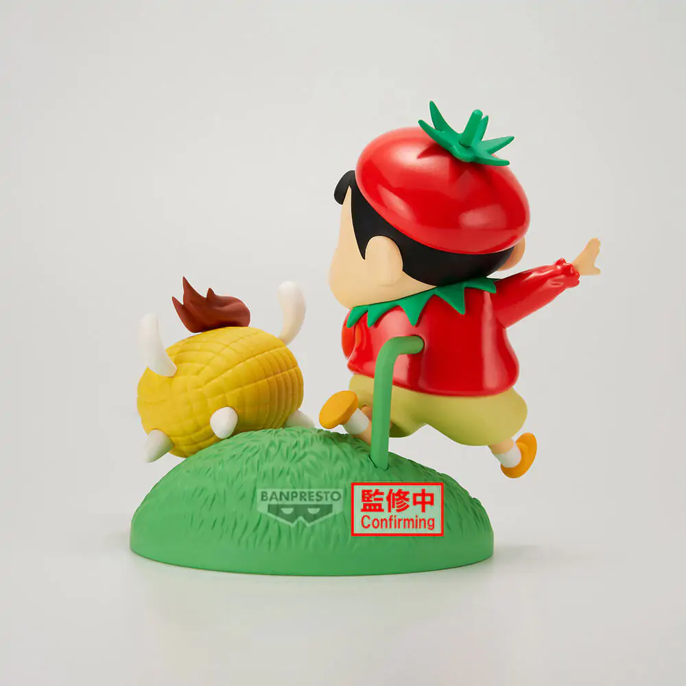 Crayon Shinchan Shinnosuke Vegetable Costume figura 10cm termékfotó