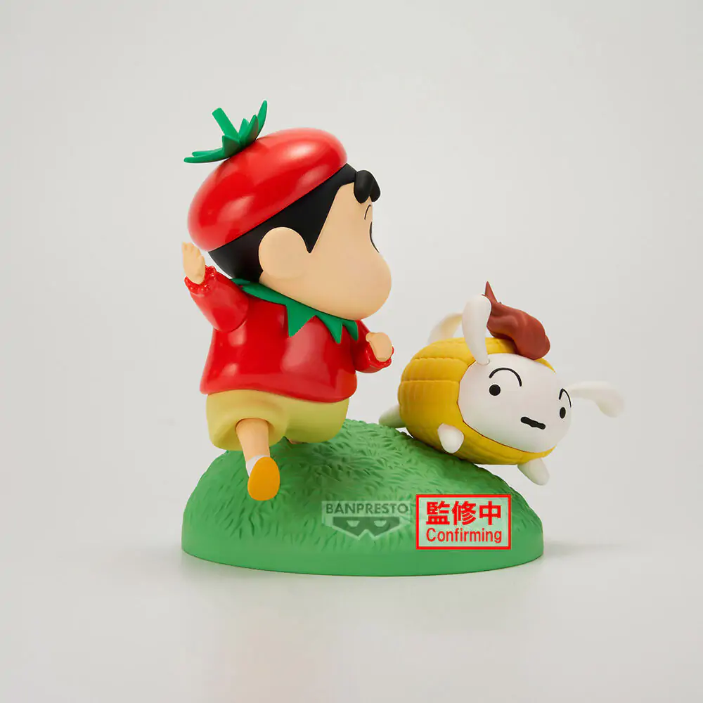 Crayon Shinchan Shinnosuke Vegetable Costume figura 10cm termékfotó