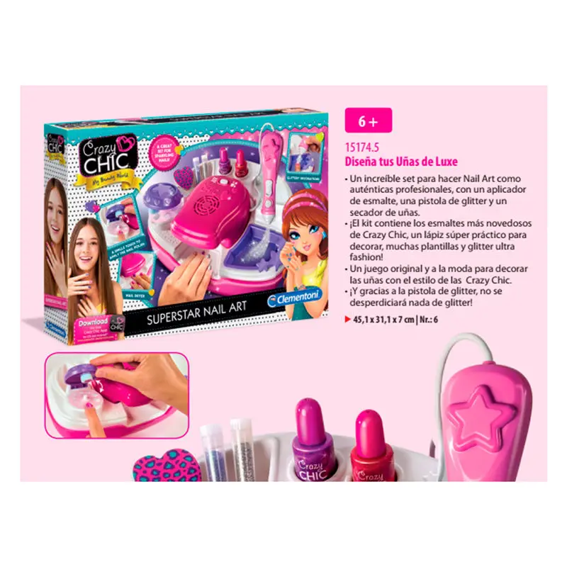 Crazy Chic Superstar Nail Art termékfotó