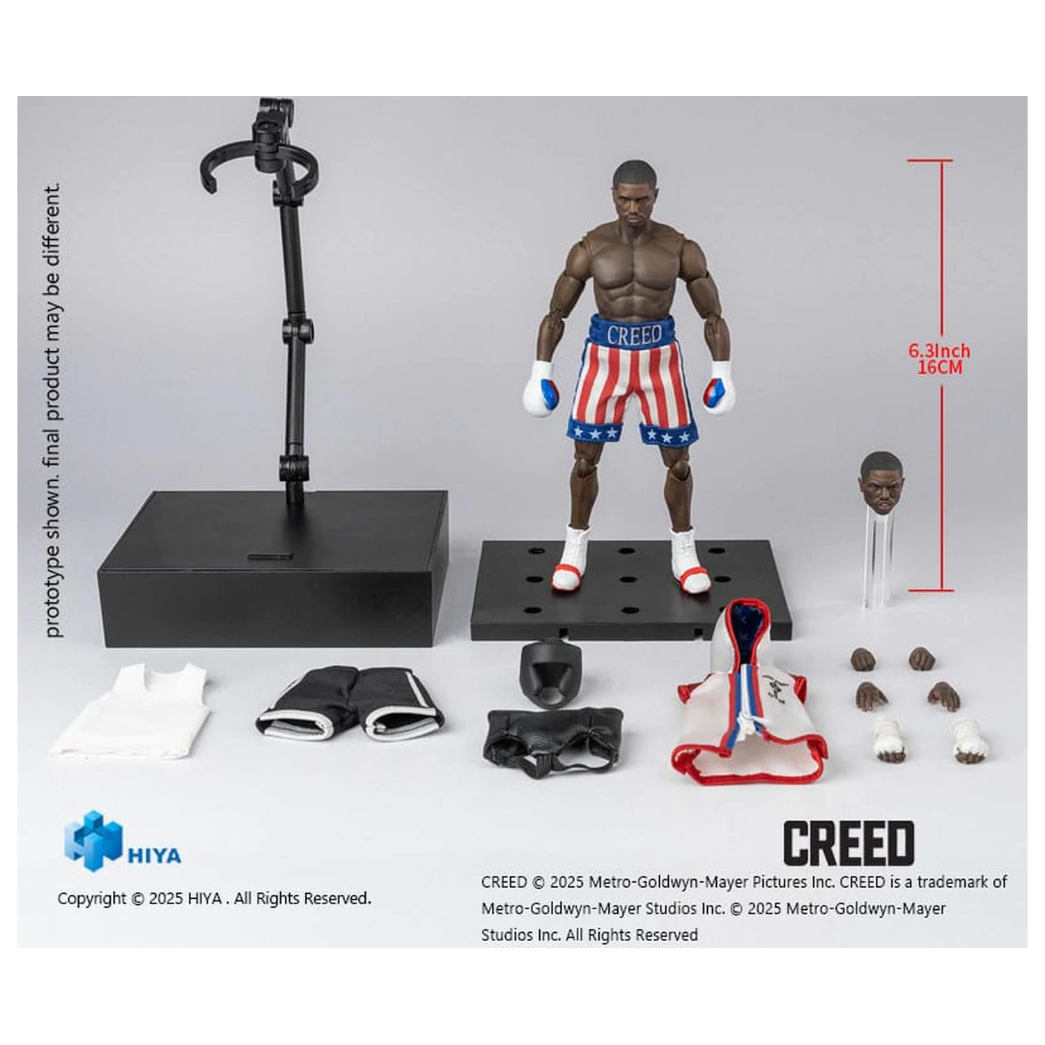 Creed (2015) Exquisite Super Series 1/12 Adonis Creed akciófigura 16 cm termékfotó