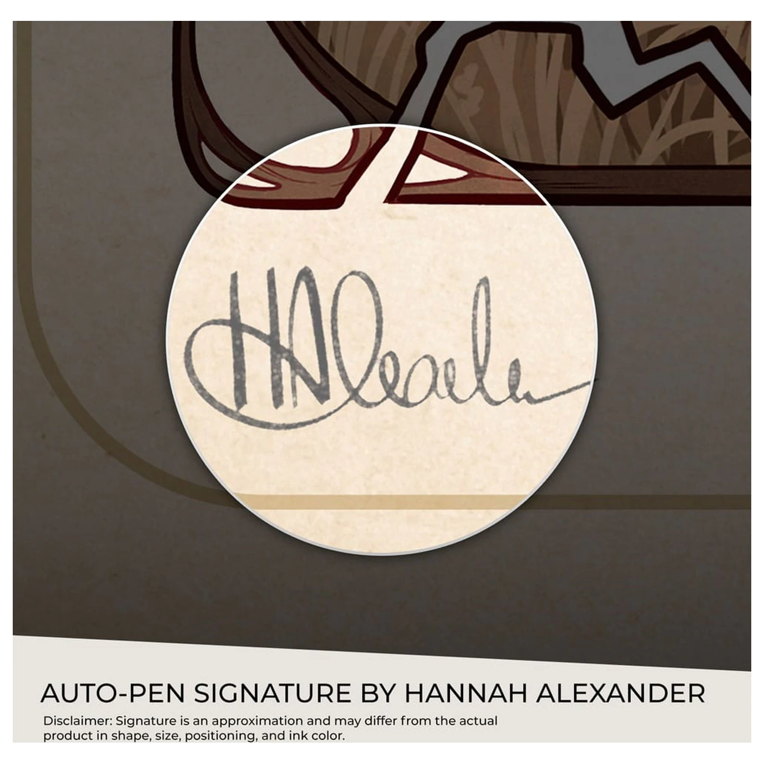 Critical Role Art Print Laura Bailey: 10th Anniversary Art Nouveau Illustrations 46 x 28 cm - keretezetlen vászonkép termékfotó