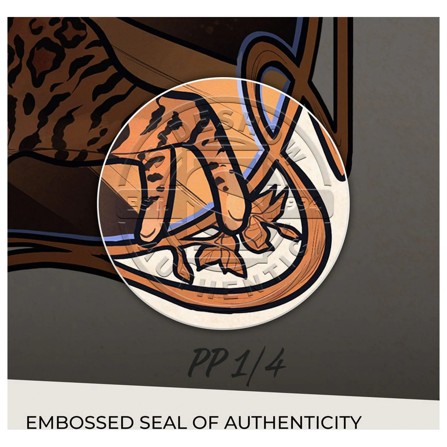 Critical Role Art Print Liam O'Brien: 10th Anniversary Art Nouveau Illustrations 46 x 28 cm - keretezetlen vászonkép termékfotó