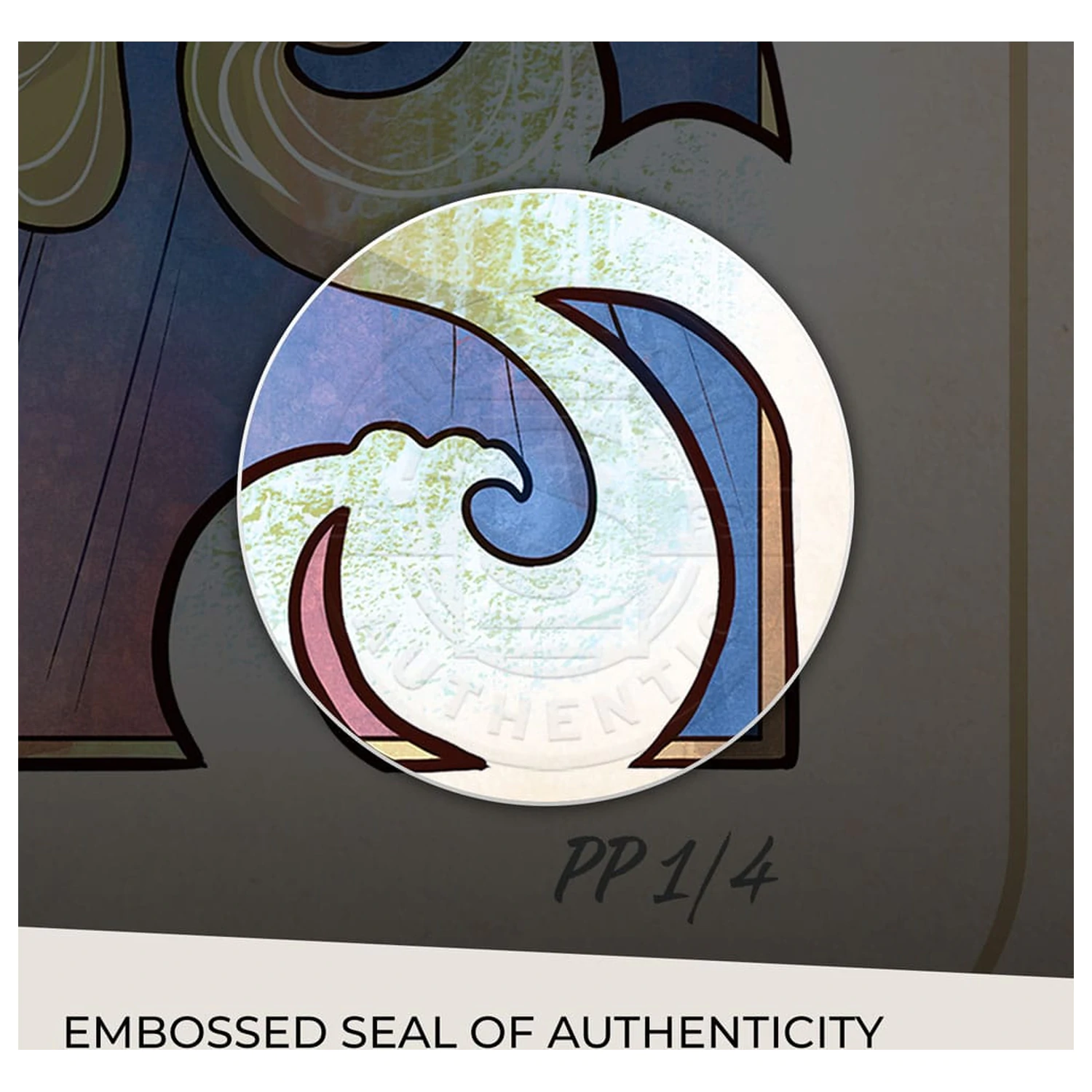 Critical Role Art Print Matthew Mercer: 10th Anniversary Art Nouveau Illustrations 46 x 28 cm - keretezetlen vászonkép termékfotó