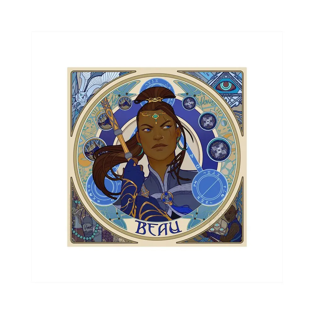 Critical Role Art Print Mighty Nein Portrait Series: Beau 35 x 35 cm termékfotó