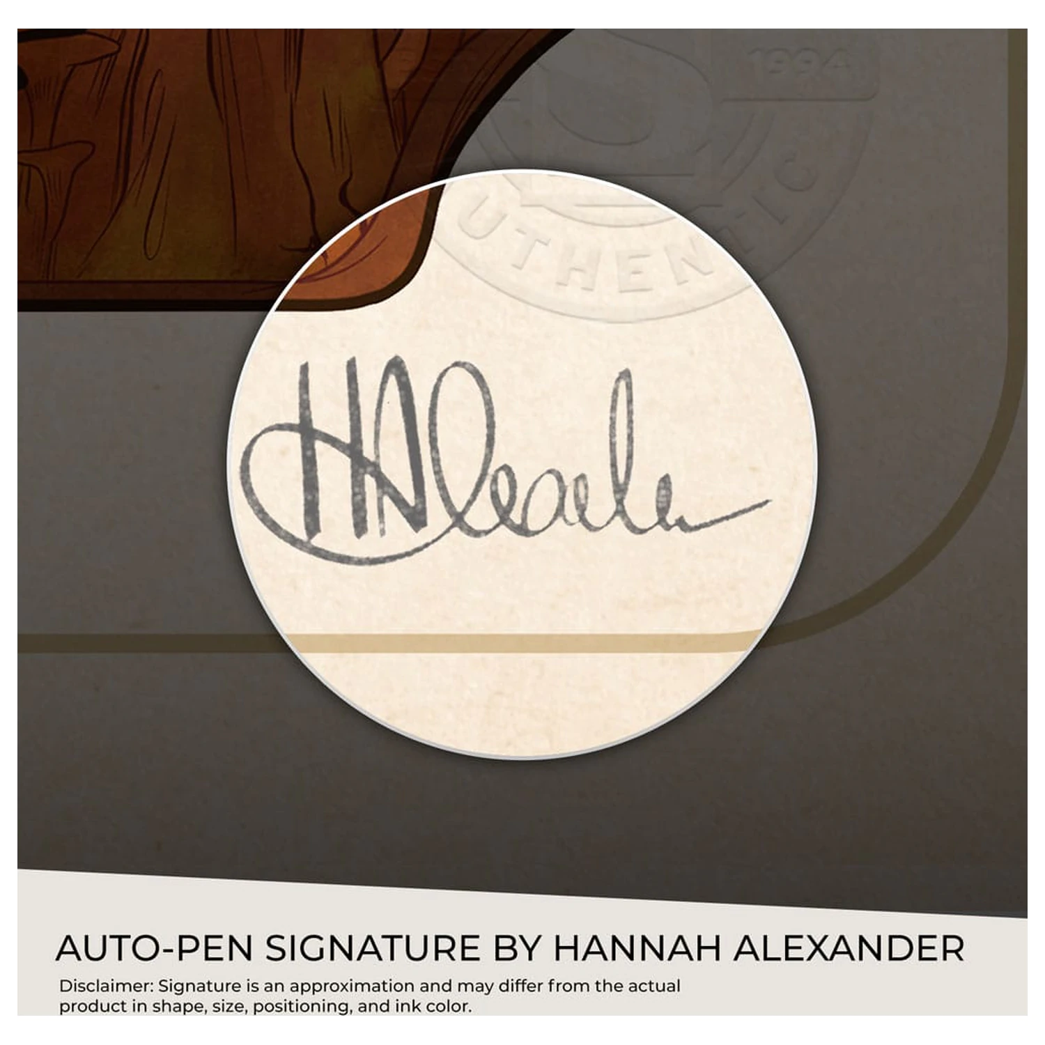 Critical Role Art Print Travis Willingham: 10th Anniversary Art Nouveau Illustrations 46 x 28 cm - keretezetlen vászonkép termékfotó