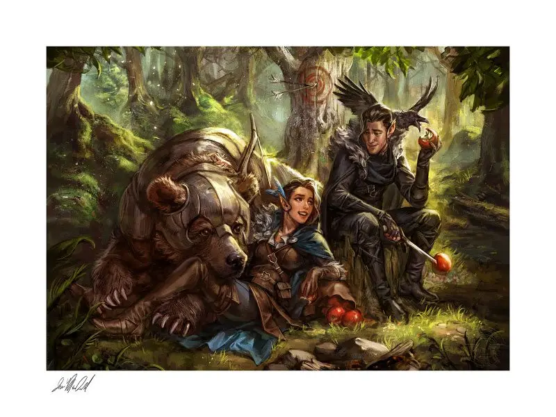 Critical Role Art Print Vex &amp; Vax 46 x 61 cm - keretezetlen vászonkép termékfotó