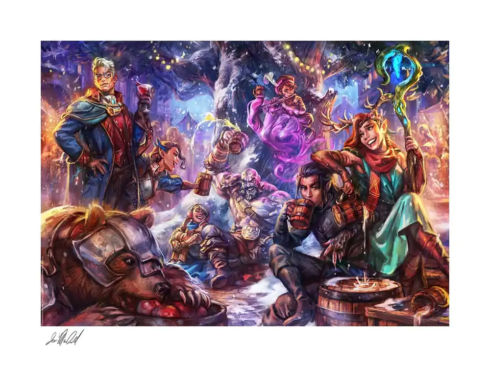 Critical Role Art Print Vox Machina: Winter's Crest at Whitestone 61 x 46 cm - keretezetlen vászonkép termékfotó