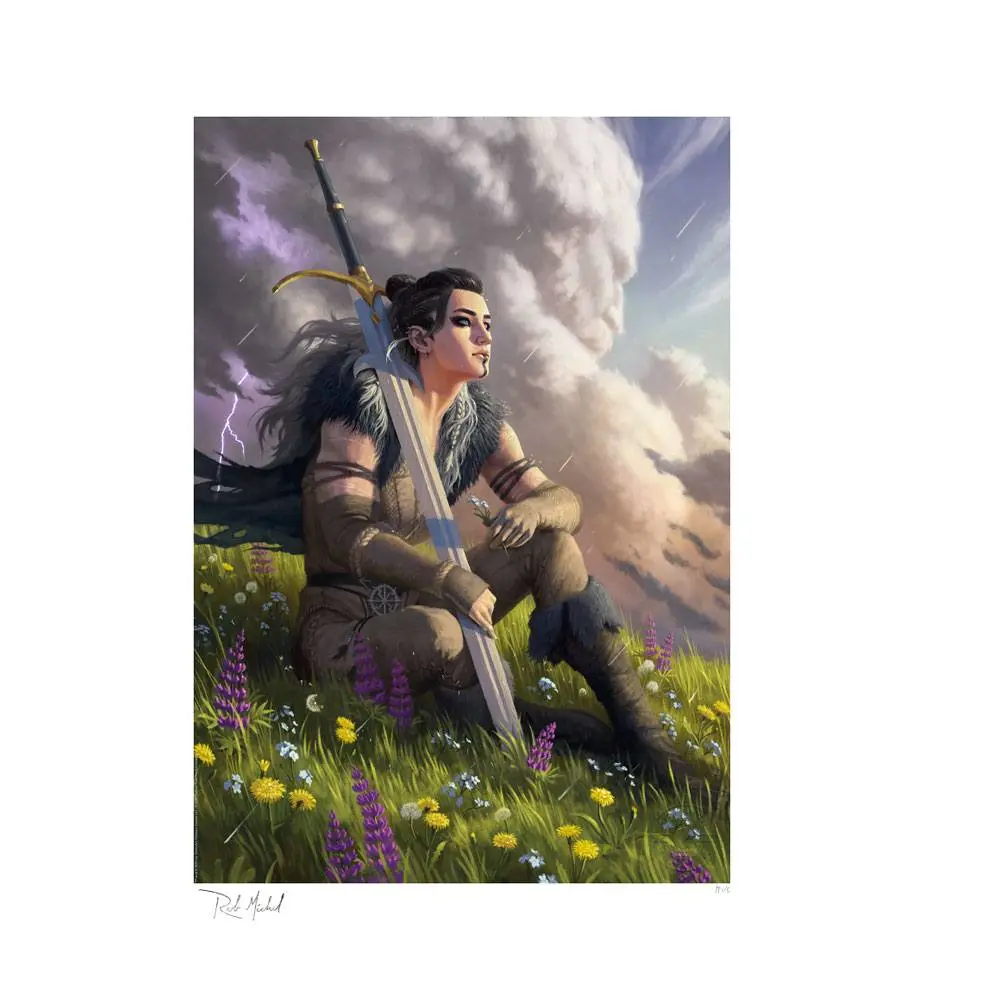 Critical Role Art Print Yasha Nydoorin: Champion of the Stormlord 61 x 46 cm - keretezetlen vászonkép termékfotó