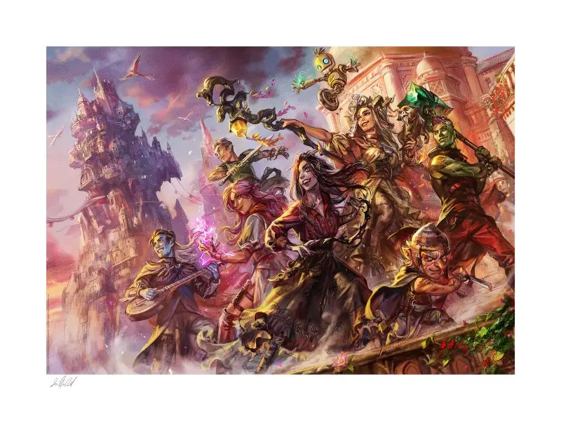 Critical Role Campaign 3: Bells Hells Art Print The Draw of Destiny 61 x 46 cm - keretezetlen vászonkép termékfotó
