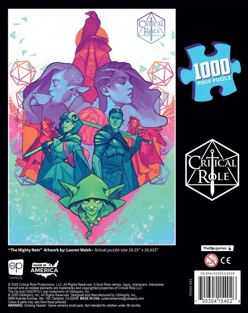 Critical Role Mighty Nein puzzle (1000 darab) termékfotó