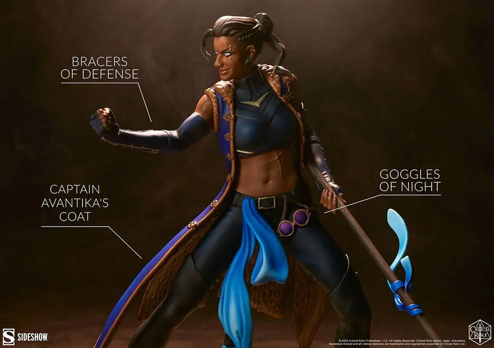 Critical Role The Mighty Nein Beau PVC szobor figura 27 cm termékfotó